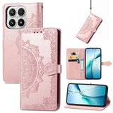 Mandala Flower Embossed Leather Phone Case, For Xiaomi Poco X8 Pro Max 5G, For Xiaomi Poco X8 Pro 5G, For Redmi Turbo 5 Max 5G, For Redmi Turbo 5 5G, For Xiaomi 17 Pro Max, For Xiaomi 17 Pro, For Xiaomi 17, For Xiaomi Poco M7 4G 169mm