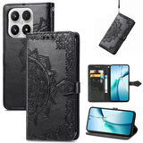 Mandala Flower Embossed Leather Phone Case, For Xiaomi Poco X8 Pro Max 5G, For Xiaomi Poco X8 Pro 5G, For Redmi Turbo 5 Max 5G, For Redmi Turbo 5 5G, For Xiaomi 17 Pro Max, For Xiaomi 17 Pro, For Xiaomi 17, For Xiaomi Poco M7 4G 169mm