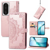 Mandala Flower Embossed Leather Phone Case, For Xiaomi Poco X8 Pro Max 5G, For Xiaomi Poco X8 Pro 5G, For Redmi Turbo 5 Max 5G, For Redmi Turbo 5 5G, For Xiaomi 17 Pro Max, For Xiaomi 17 Pro, For Xiaomi 17, For Xiaomi Poco M7 4G 169mm