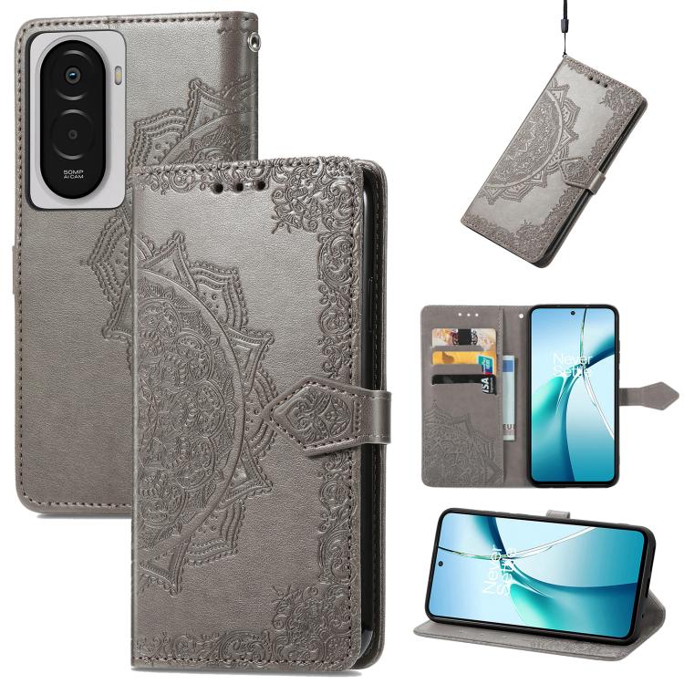 Mandala Flower Embossed Leather Phone Case, For Xiaomi Poco X8 Pro Max 5G, For Xiaomi Poco X8 Pro 5G, For Redmi Turbo 5 Max 5G, For Redmi Turbo 5 5G, For Xiaomi 17 Pro Max, For Xiaomi 17 Pro, For Xiaomi 17, For Xiaomi Poco M7 4G 169mm