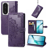 Mandala Flower Embossed Leather Phone Case, For Xiaomi Poco X8 Pro Max 5G, For Xiaomi Poco X8 Pro 5G, For Redmi Turbo 5 Max 5G, For Redmi Turbo 5 5G, For Xiaomi 17 Pro Max, For Xiaomi 17 Pro, For Xiaomi 17, For Xiaomi Poco M7 4G 169mm