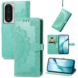 Mandala Flower Embossed Leather Phone Case, For Xiaomi Poco X8 Pro Max 5G, For Xiaomi Poco X8 Pro 5G, For Redmi Turbo 5 Max 5G, For Redmi Turbo 5 5G, For Xiaomi 17 Pro Max, For Xiaomi 17 Pro, For Xiaomi 17, For Xiaomi Poco M7 4G 169mm