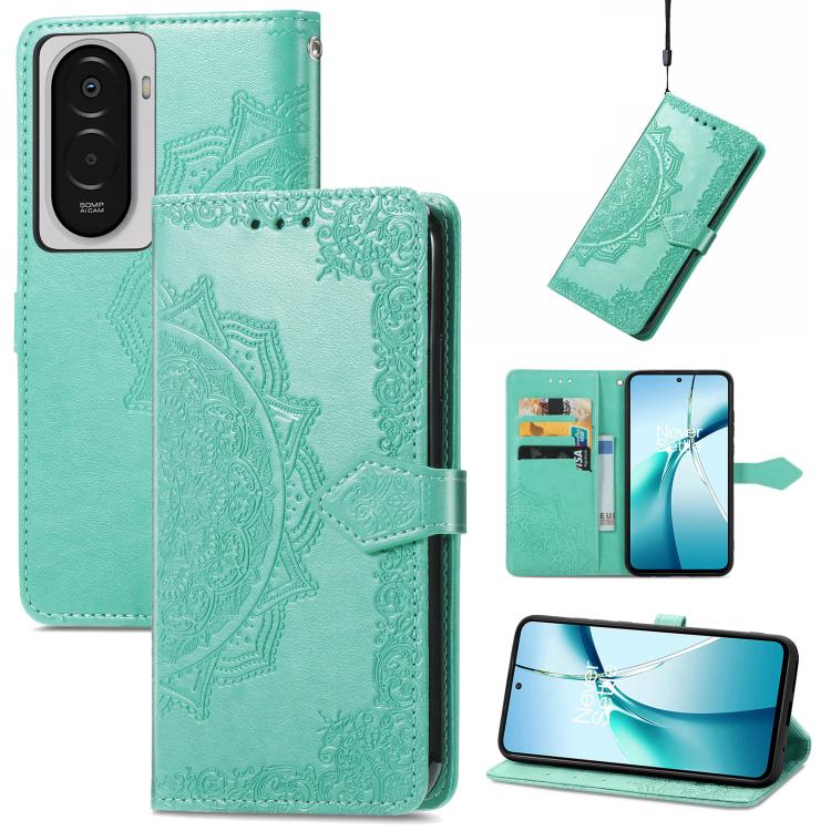 Mandala Flower Embossed Leather Phone Case, For Xiaomi Poco X8 Pro Max 5G, For Xiaomi Poco X8 Pro 5G, For Redmi Turbo 5 Max 5G, For Redmi Turbo 5 5G, For Xiaomi 17 Pro Max, For Xiaomi 17 Pro, For Xiaomi 17, For Xiaomi Poco M7 4G 169mm