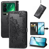 Mandala Flower Embossed Leather Phone Case, For Xiaomi Poco X8 Pro Max 5G, For Xiaomi Poco X8 Pro 5G, For Redmi Turbo 5 Max 5G, For Redmi Turbo 5 5G, For Xiaomi 17 Pro Max, For Xiaomi 17 Pro, For Xiaomi 17, For Xiaomi Poco M7 4G 169mm