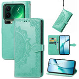 Mandala Flower Embossed Leather Phone Case, For Xiaomi Poco X8 Pro Max 5G, For Xiaomi Poco X8 Pro 5G, For Redmi Turbo 5 Max 5G, For Redmi Turbo 5 5G, For Xiaomi 17 Pro Max, For Xiaomi 17 Pro, For Xiaomi 17, For Xiaomi Poco M7 4G 169mm