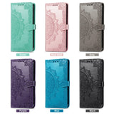 Mandala Flower Embossed Leather Phone Case, For Xiaomi 15T Pro, For Xiaomi 15T, For Xiaomi 15 Ultra, For Redmi Turbo 4, For Xiaomi Poco X7 Pro, For Xiaomi 15 Pro, For Xiaomi 15, For Xiaomi Redmi Note 14 5G