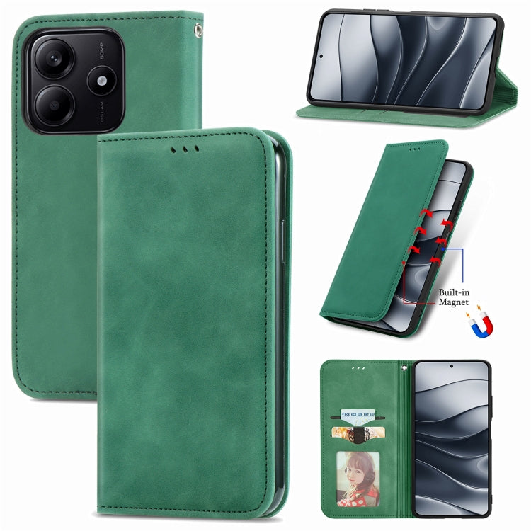 Retro Skin Feel Magnetic Flip Leather Phone Case, For Xiaomi 15T Pro, For Xiaomi 15T, For Redmi Note 14 4G 164.84mm, For Xiaomi 15 Ultra, For Redmi Note 14 4G 163.25mm, For Xiaomi 15 Pro, For Xiaomi 15, For Xiaomi Redmi Note 14 5G