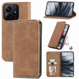 Retro Skin Feel Magnetic Flip Leather Phone Case, For Xiaomi 15T Pro, For Xiaomi 15T, For Redmi Note 14 4G 164.84mm, For Xiaomi 15 Ultra, For Redmi Note 14 4G 163.25mm, For Xiaomi 15 Pro, For Xiaomi 15, For Xiaomi Redmi Note 14 5G