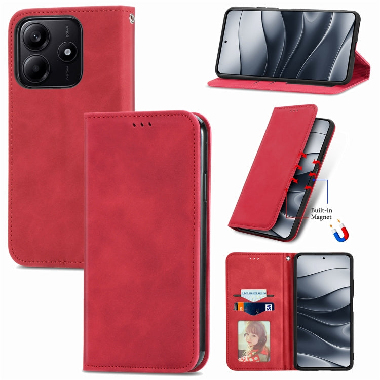 Retro Skin Feel Magnetic Flip Leather Phone Case, For Xiaomi 15T Pro, For Xiaomi 15T, For Redmi Note 14 4G 164.84mm, For Xiaomi 15 Ultra, For Redmi Note 14 4G 163.25mm, For Xiaomi 15 Pro, For Xiaomi 15, For Xiaomi Redmi Note 14 5G