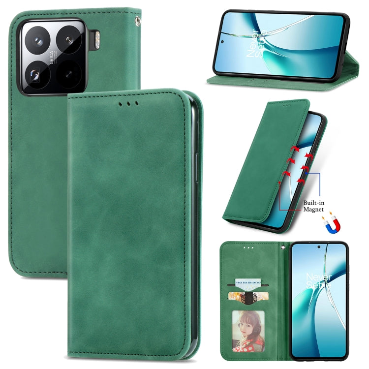 Retro Skin Feel Magnetic Flip Leather Phone Case, For Xiaomi 15T Pro, For Xiaomi 15T, For Redmi Note 14 4G 164.84mm, For Xiaomi 15 Ultra, For Redmi Note 14 4G 163.25mm, For Xiaomi 15 Pro, For Xiaomi 15, For Xiaomi Redmi Note 14 5G