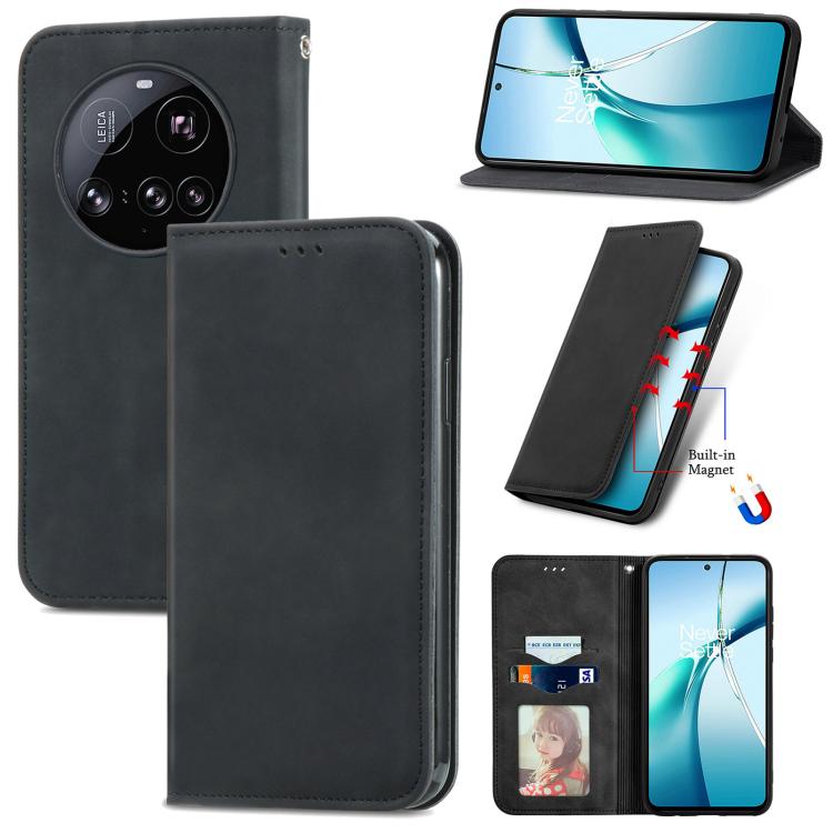 Retro Skin Feel Magnetic Flip Leather Phone Case, For Xiaomi 15T Pro, For Xiaomi 15T, For Redmi Note 14 4G 164.84mm, For Xiaomi 15 Ultra, For Redmi Note 14 4G 163.25mm, For Xiaomi 15 Pro, For Xiaomi 15, For Xiaomi Redmi Note 14 5G