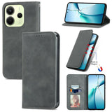 Retro Skin Feel Magnetic Flip Leather Phone Case, For Xiaomi 15T Pro, For Xiaomi 15T, For Redmi Note 14 4G 164.84mm, For Xiaomi 15 Ultra, For Redmi Note 14 4G 163.25mm, For Xiaomi 15 Pro, For Xiaomi 15, For Xiaomi Redmi Note 14 5G
