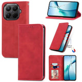 Retro Skin Feel Magnetic Flip Leather Phone Case, For Xiaomi 15T Pro, For Xiaomi 15T, For Redmi Note 14 4G 164.84mm, For Xiaomi 15 Ultra, For Redmi Note 14 4G 163.25mm, For Xiaomi 15 Pro, For Xiaomi 15, For Xiaomi Redmi Note 14 5G