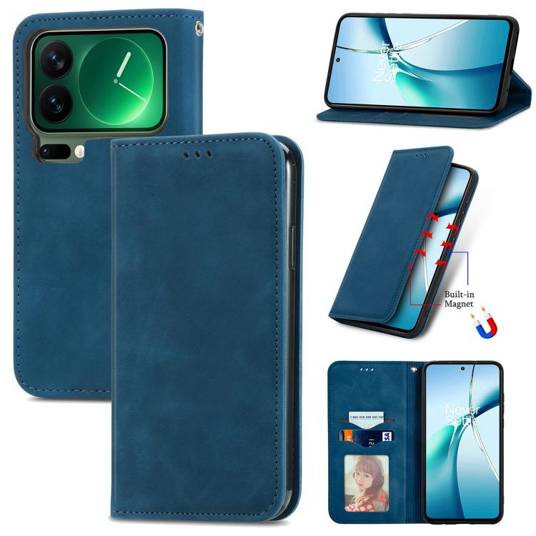 Retro Skin Feel Magnetic Flip Leather Phone Case, For Xiaomi Poco X8 Pro Max 5G, For Xiaomi Poco X8 Pro 5G, For Redmi Turbo 5 Max 5G, For Redmi Turbo 5 5G, For Xiaomi 17 Pro Max, For Xiaomi 17 Pro, For Xiaomi 17, For Xiaomi Poco M7 4G 169mm
