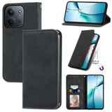 Retro Skin Feel Magnetic Flip Leather Phone Case, For Xiaomi Redmi Note 14 Pro+ 5G, For Xiaomi Redmi Note 14 Pro 5G, For Redmi 15C 5G / 4G Global 171mm