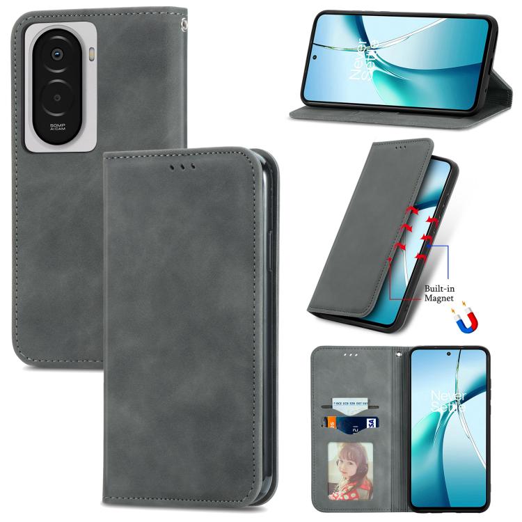 Retro Skin Feel Magnetic Flip Leather Phone Case, For Xiaomi Poco X8 Pro Max 5G, For Xiaomi Poco X8 Pro 5G, For Redmi Turbo 5 Max 5G, For Redmi Turbo 5 5G, For Xiaomi 17 Pro Max, For Xiaomi 17 Pro, For Xiaomi 17, For Xiaomi Poco M7 4G 169mm
