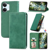 Retro Skin Feel Magnetic Flip Leather Phone Case, For Xiaomi Poco X8 Pro Max 5G, For Xiaomi Poco X8 Pro 5G, For Redmi Turbo 5 Max 5G, For Redmi Turbo 5 5G, For Xiaomi 17 Pro Max, For Xiaomi 17 Pro, For Xiaomi 17, For Xiaomi Poco M7 4G 169mm