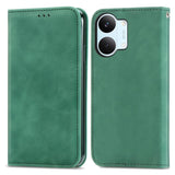 Retro Skin Feel Magnetic Flip Leather Phone Case, For Xiaomi Poco X8 Pro Max 5G, For Xiaomi Poco X8 Pro 5G, For Redmi Turbo 5 Max 5G, For Redmi Turbo 5 5G, For Xiaomi 17 Pro Max, For Xiaomi 17 Pro, For Xiaomi 17, For Xiaomi Poco M7 4G 169mm