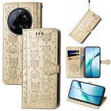 Cat and Dog Embossed Leather Phone Case, For Xiaomi 17, For Xiaomi Poco M7 4G 169mm, For Xiaomi 15T Pro, For Xiaomi 15T, For Xiaomi 15 Ultra, For Xiaomi 15 Pro