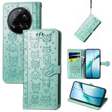 Cat and Dog Embossed Leather Phone Case, For Xiaomi 17, For Xiaomi Poco M7 4G 169mm, For Xiaomi 15T Pro, For Xiaomi 15T, For Xiaomi 15 Ultra, For Xiaomi 15 Pro