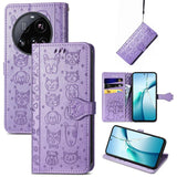 Cat and Dog Embossed Leather Phone Case, For Xiaomi 17, For Xiaomi Poco M7 4G 169mm, For Xiaomi 15T Pro, For Xiaomi 15T, For Xiaomi 15 Ultra, For Xiaomi 15 Pro