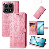 Cat and Dog Embossed Leather Phone Case, For Xiaomi 17, For Xiaomi Poco M7 4G 169mm, For Xiaomi 15T Pro, For Xiaomi 15T, For Xiaomi 15 Ultra, For Xiaomi 15 Pro