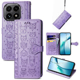 Cat and Dog Embossed Leather Phone Case, For Xiaomi 17, For Xiaomi Poco M7 4G 169mm, For Xiaomi 15T Pro, For Xiaomi 15T, For Xiaomi 15 Ultra, For Xiaomi 15 Pro