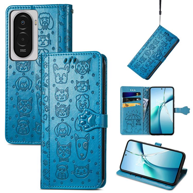 Cat and Dog Embossed Leather Phone Case, For Xiaomi 17, For Xiaomi Poco M7 4G 169mm, For Xiaomi 15T Pro, For Xiaomi 15T, For Xiaomi 15 Ultra, For Xiaomi 15 Pro