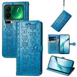 Cat and Dog Embossed Leather Phone Case, For Xiaomi Poco X8 Pro Max 5G, For Xiaomi Poco X8 Pro 5G, For Redmi Turbo 5 Max 5G, For Redmi Turbo 5 5G, For Xiaomi 17 Pro Max, For Xiaomi 17 Pro