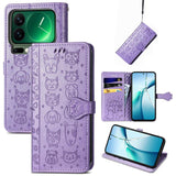 Cat and Dog Embossed Leather Phone Case, For Xiaomi Poco X8 Pro Max 5G, For Xiaomi Poco X8 Pro 5G, For Redmi Turbo 5 Max 5G, For Redmi Turbo 5 5G, For Xiaomi 17 Pro Max, For Xiaomi 17 Pro