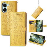 Cat and Dog Embossed Leather Phone Case, For Xiaomi Poco X8 Pro Max 5G, For Xiaomi Poco X8 Pro 5G, For Redmi Turbo 5 Max 5G, For Redmi Turbo 5 5G, For Xiaomi 17 Pro Max, For Xiaomi 17 Pro