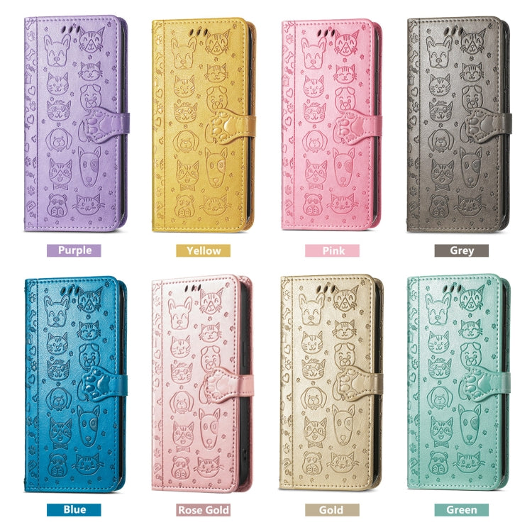 Cat and Dog Embossed Leather Phone Case, For Xiaomi Poco X8 Pro Max 5G, For Xiaomi Poco X8 Pro 5G, For Redmi Turbo 5 Max 5G, For Redmi Turbo 5 5G, For Xiaomi 17 Pro Max, For Xiaomi 17 Pro