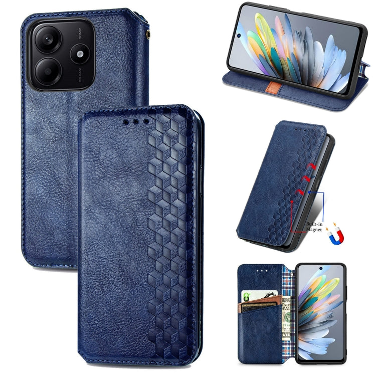 Cubic Grid Pressed Magnetic Leather Phone Case, For Xiaomi 15T Pro, For Xiaomi 15T, For Xiaomi 15 Ultra, For Redmi Turbo 4, For Xiaomi Poco X7 Pro, For Xiaomi 15 Pro, For Xiaomi 15, For Xiaomi Redmi Note 14 5G
