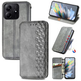 Cubic Grid Pressed Magnetic Leather Phone Case, For Xiaomi 15T Pro, For Xiaomi 15T, For Xiaomi 15 Ultra, For Redmi Turbo 4, For Xiaomi Poco X7 Pro, For Xiaomi 15 Pro, For Xiaomi 15, For Xiaomi Redmi Note 14 5G