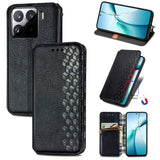 Cubic Grid Pressed Magnetic Leather Phone Case, For Xiaomi 15T Pro, For Xiaomi 15T, For Xiaomi 15 Ultra, For Redmi Turbo 4, For Xiaomi Poco X7 Pro, For Xiaomi 15 Pro, For Xiaomi 15, For Xiaomi Redmi Note 14 5G