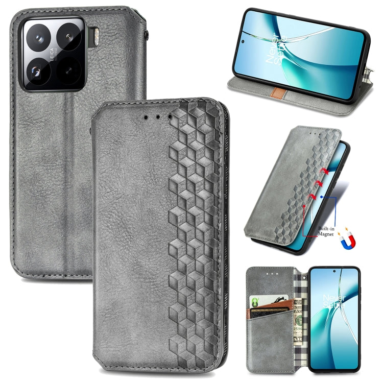 Cubic Grid Pressed Magnetic Leather Phone Case, For Xiaomi 15T Pro, For Xiaomi 15T, For Xiaomi 15 Ultra, For Redmi Turbo 4, For Xiaomi Poco X7 Pro, For Xiaomi 15 Pro, For Xiaomi 15, For Xiaomi Redmi Note 14 5G