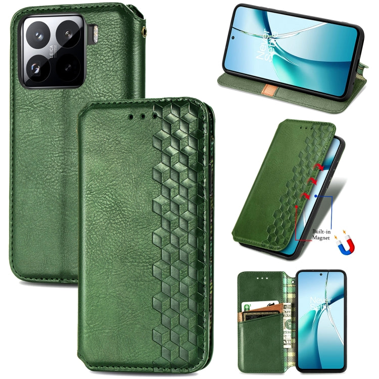 Cubic Grid Pressed Magnetic Leather Phone Case, For Xiaomi 15T Pro, For Xiaomi 15T, For Xiaomi 15 Ultra, For Redmi Turbo 4, For Xiaomi Poco X7 Pro, For Xiaomi 15 Pro, For Xiaomi 15, For Xiaomi Redmi Note 14 5G
