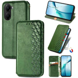Cubic Grid Pressed Magnetic Leather Phone Case, For Xiaomi 15T Pro, For Xiaomi 15T, For Xiaomi 15 Ultra, For Redmi Turbo 4, For Xiaomi Poco X7 Pro, For Xiaomi 15 Pro, For Xiaomi 15, For Xiaomi Redmi Note 14 5G