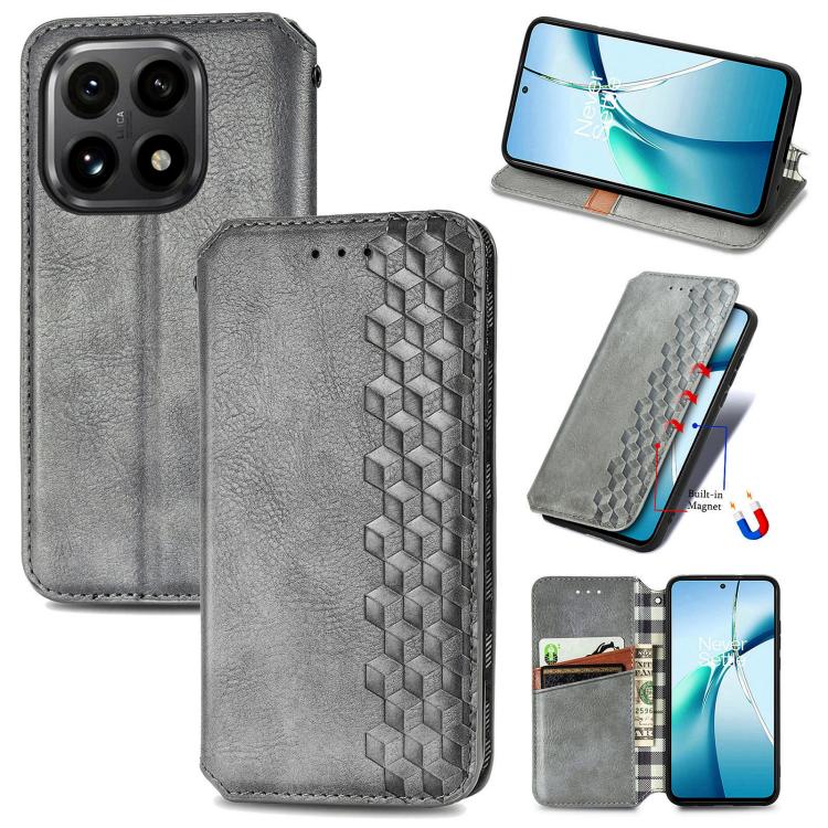 Cubic Grid Pressed Magnetic Leather Phone Case, For Xiaomi 15T Pro, For Xiaomi 15T, For Xiaomi 15 Ultra, For Redmi Turbo 4, For Xiaomi Poco X7 Pro, For Xiaomi 15 Pro, For Xiaomi 15, For Xiaomi Redmi Note 14 5G