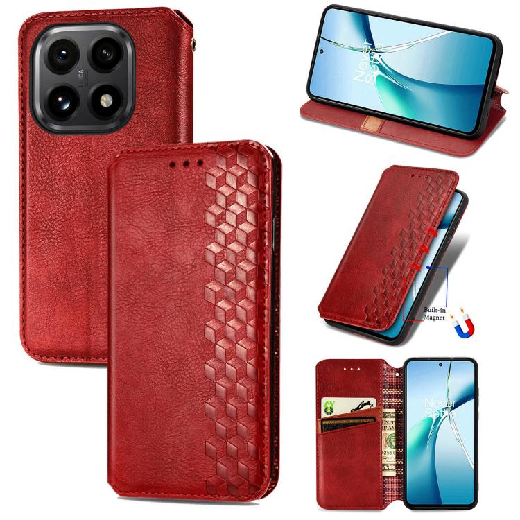 Cubic Grid Pressed Magnetic Leather Phone Case, For Xiaomi 15T Pro, For Xiaomi 15T, For Xiaomi 15 Ultra, For Redmi Turbo 4, For Xiaomi Poco X7 Pro, For Xiaomi 15 Pro, For Xiaomi 15, For Xiaomi Redmi Note 14 5G