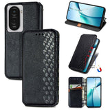 Cubic Grid Pressed Magnetic Leather Phone Case, For Xiaomi Poco X8 Pro Max 5G, For Xiaomi Poco X8 Pro 5G, For Redmi Turbo 5 Max 5G, For Redmi Turbo 5 5G, For Xiaomi 17 Pro Max, For Xiaomi 17 Pro, For Xiaomi 17, For Xiaomi Poco M7 4G 169mm