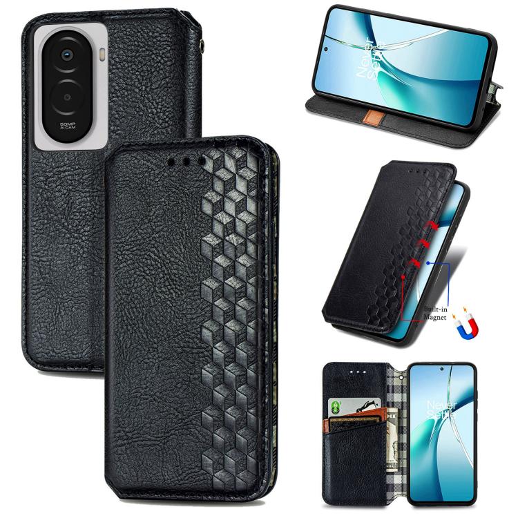 Cubic Grid Pressed Magnetic Leather Phone Case, For Xiaomi Poco X8 Pro Max 5G, For Xiaomi Poco X8 Pro 5G, For Redmi Turbo 5 Max 5G, For Redmi Turbo 5 5G, For Xiaomi 17 Pro Max, For Xiaomi 17 Pro, For Xiaomi 17, For Xiaomi Poco M7 4G 169mm
