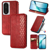 Cubic Grid Pressed Magnetic Leather Phone Case, For Xiaomi Poco X8 Pro Max 5G, For Xiaomi Poco X8 Pro 5G, For Redmi Turbo 5 Max 5G, For Redmi Turbo 5 5G, For Xiaomi 17 Pro Max, For Xiaomi 17 Pro, For Xiaomi 17, For Xiaomi Poco M7 4G 169mm