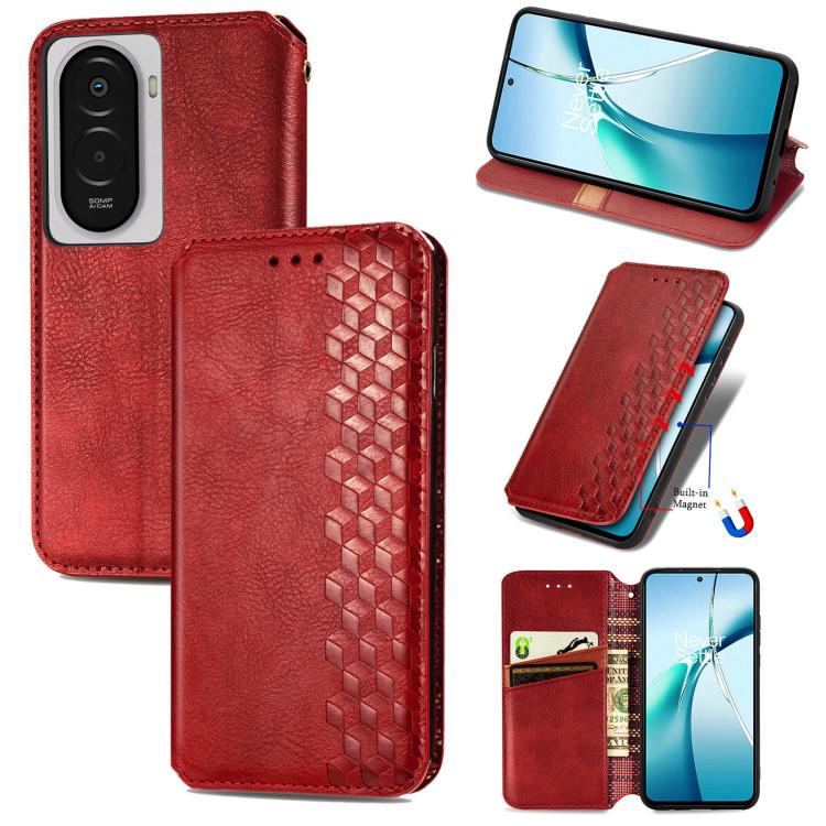 Cubic Grid Pressed Magnetic Leather Phone Case, For Xiaomi Poco X8 Pro Max 5G, For Xiaomi Poco X8 Pro 5G, For Redmi Turbo 5 Max 5G, For Redmi Turbo 5 5G, For Xiaomi 17 Pro Max, For Xiaomi 17 Pro, For Xiaomi 17, For Xiaomi Poco M7 4G 169mm