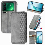 Cubic Grid Pressed Magnetic Leather Phone Case, For Xiaomi Poco X8 Pro Max 5G, For Xiaomi Poco X8 Pro 5G, For Redmi Turbo 5 Max 5G, For Redmi Turbo 5 5G, For Xiaomi 17 Pro Max, For Xiaomi 17 Pro, For Xiaomi 17, For Xiaomi Poco M7 4G 169mm