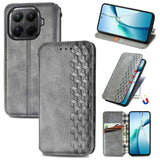 Cubic Grid Pressed Magnetic Leather Phone Case, For Xiaomi 15T Pro, For Xiaomi 15T, For Xiaomi 15 Ultra, For Redmi Turbo 4, For Xiaomi Poco X7 Pro, For Xiaomi 15 Pro, For Xiaomi 15, For Xiaomi Redmi Note 14 5G