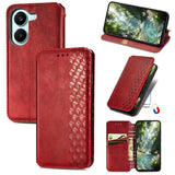 Cubic Grid Pressed Magnetic Leather Phone Case, For Xiaomi Poco X8 Pro Max 5G, For Xiaomi Poco X8 Pro 5G, For Redmi Turbo 5 Max 5G, For Redmi Turbo 5 5G, For Xiaomi 17 Pro Max, For Xiaomi 17 Pro, For Xiaomi 17, For Xiaomi Poco M7 4G 169mm