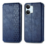 Cubic Grid Pressed Magnetic Leather Phone Case, For Xiaomi Poco X8 Pro Max 5G, For Xiaomi Poco X8 Pro 5G, For Redmi Turbo 5 Max 5G, For Redmi Turbo 5 5G, For Xiaomi 17 Pro Max, For Xiaomi 17 Pro, For Xiaomi 17, For Xiaomi Poco M7 4G 169mm