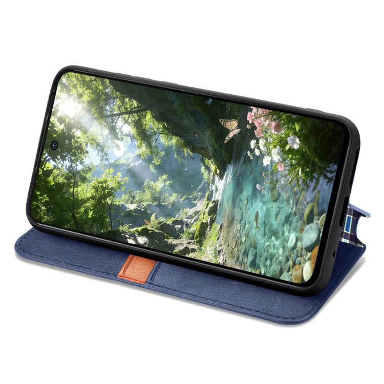 Cubic Grid Pressed Magnetic Leather Phone Case, For Xiaomi Poco X8 Pro Max 5G, For Xiaomi Poco X8 Pro 5G, For Redmi Turbo 5 Max 5G, For Redmi Turbo 5 5G, For Xiaomi 17 Pro Max, For Xiaomi 17 Pro, For Xiaomi 17, For Xiaomi Poco M7 4G 169mm