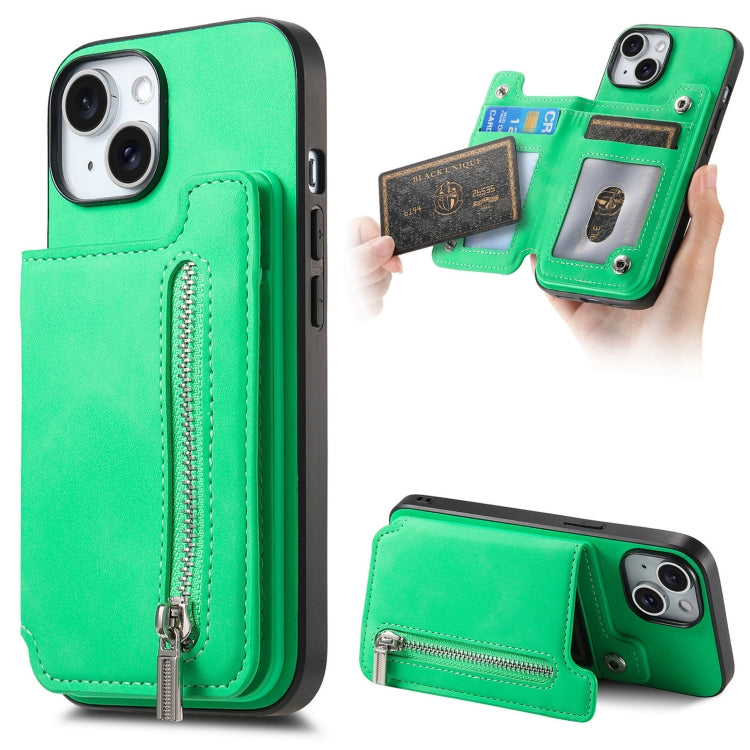Retro MagSafe Zipper Wallet Card Bag Back Phone Case, For iPhone 14 Pro, For iPhone 14 Pro Max, For iPhone 13 Pro Max, For iPhone 13 Pro, For iPhone 13, For iPhone 12 Pro Max